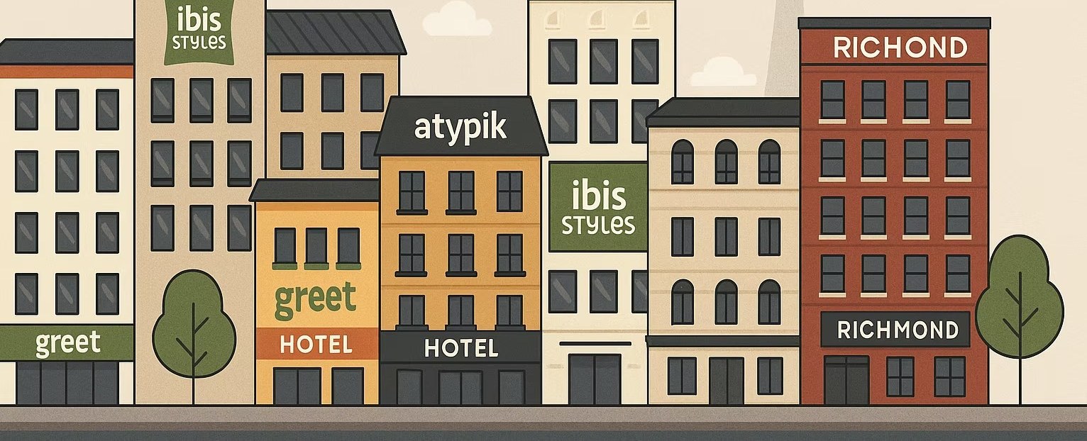 Illustration des hôtels du groupe Latoy